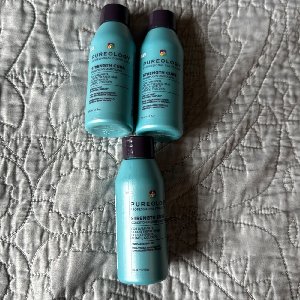 Pureology strength cure travel shampoo conditioner. Never been used, new